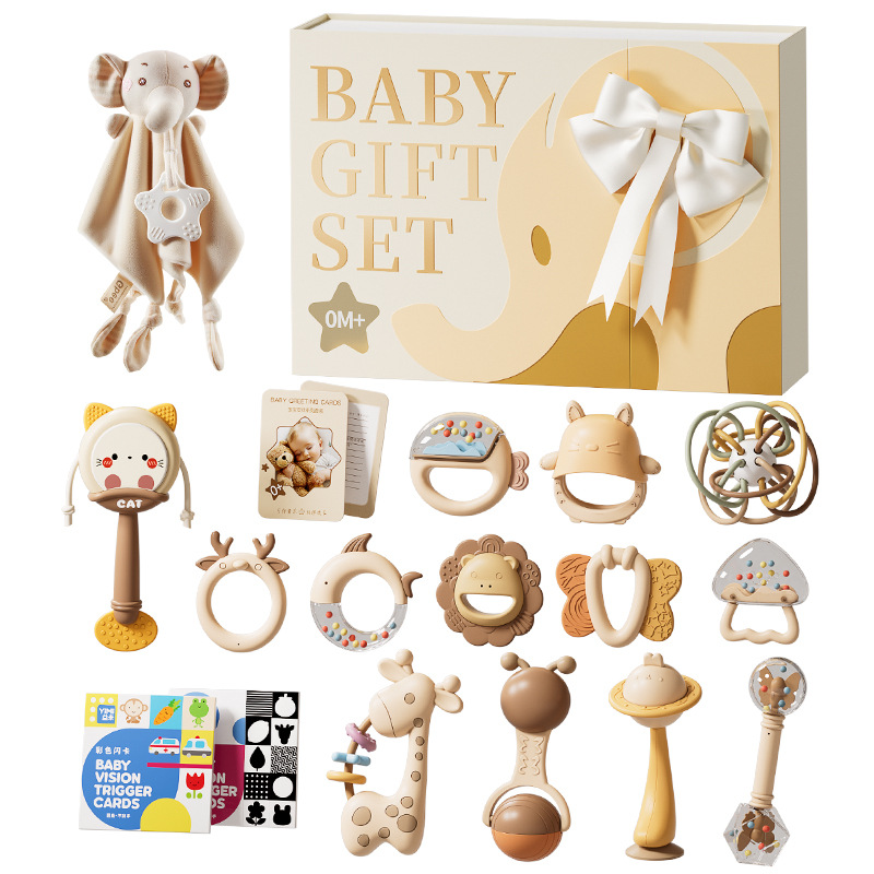 Baby Rattle Toy Set - Set Regalo di Lusso con Sonaglio