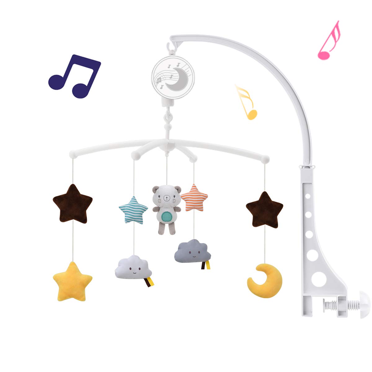 Baby Rattle Toy Set - Cellulari per culla Sonagli Musica Giocattoli