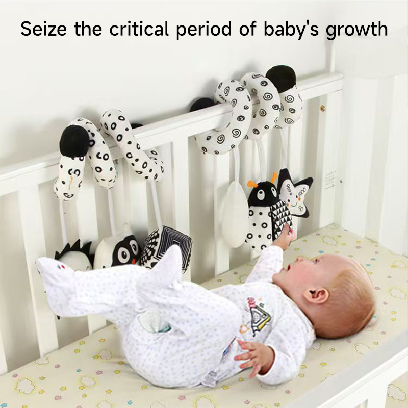 Baby Rattle Toy Set - Giocattoli di peluche a spirale per