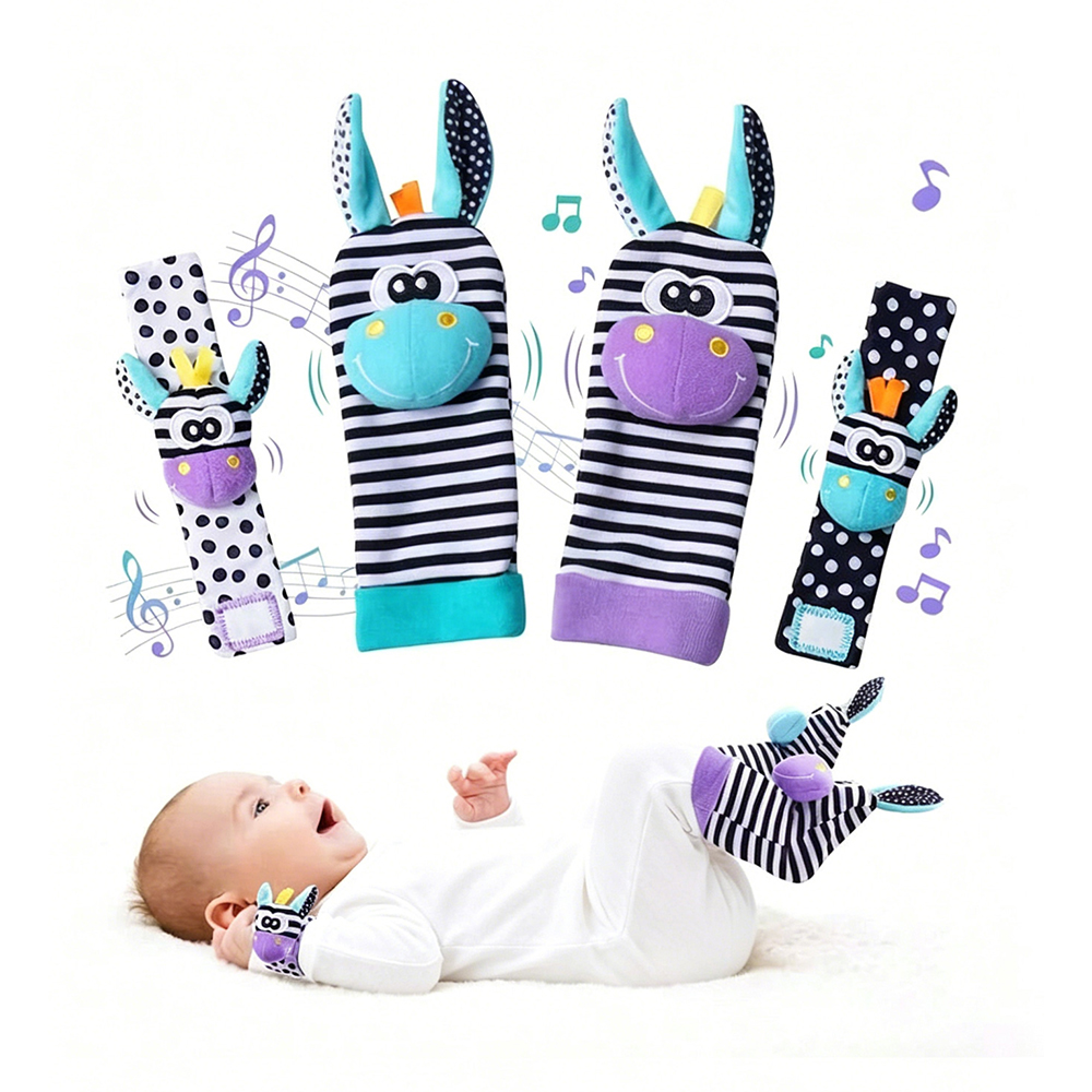Baby Rattle Toy Set - Sonagli per neonati, giocattoli per neonati