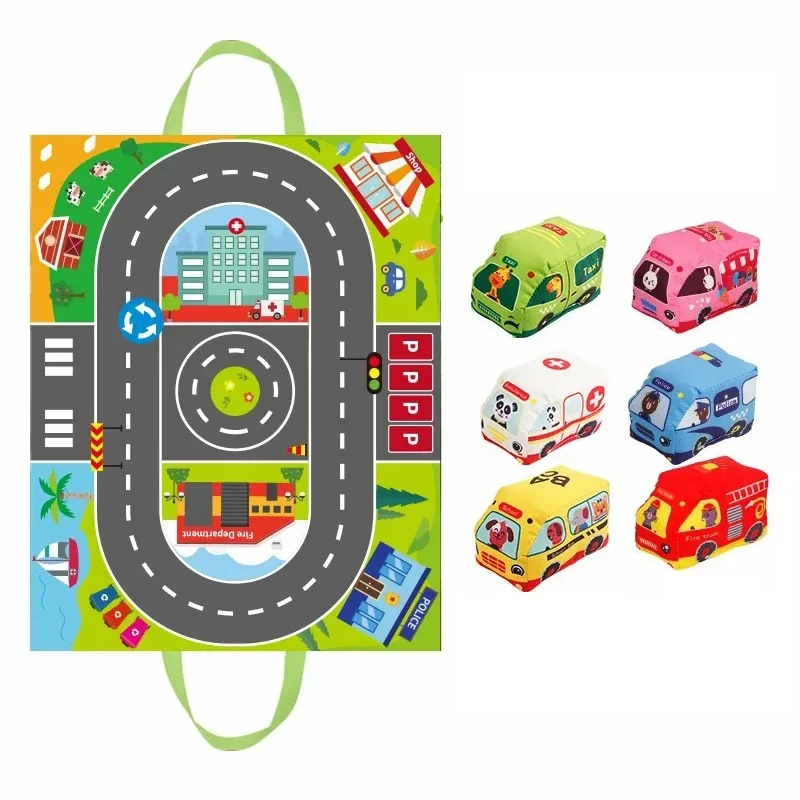 Baby Rattle Toy Set - Set di giocattoli per auto in