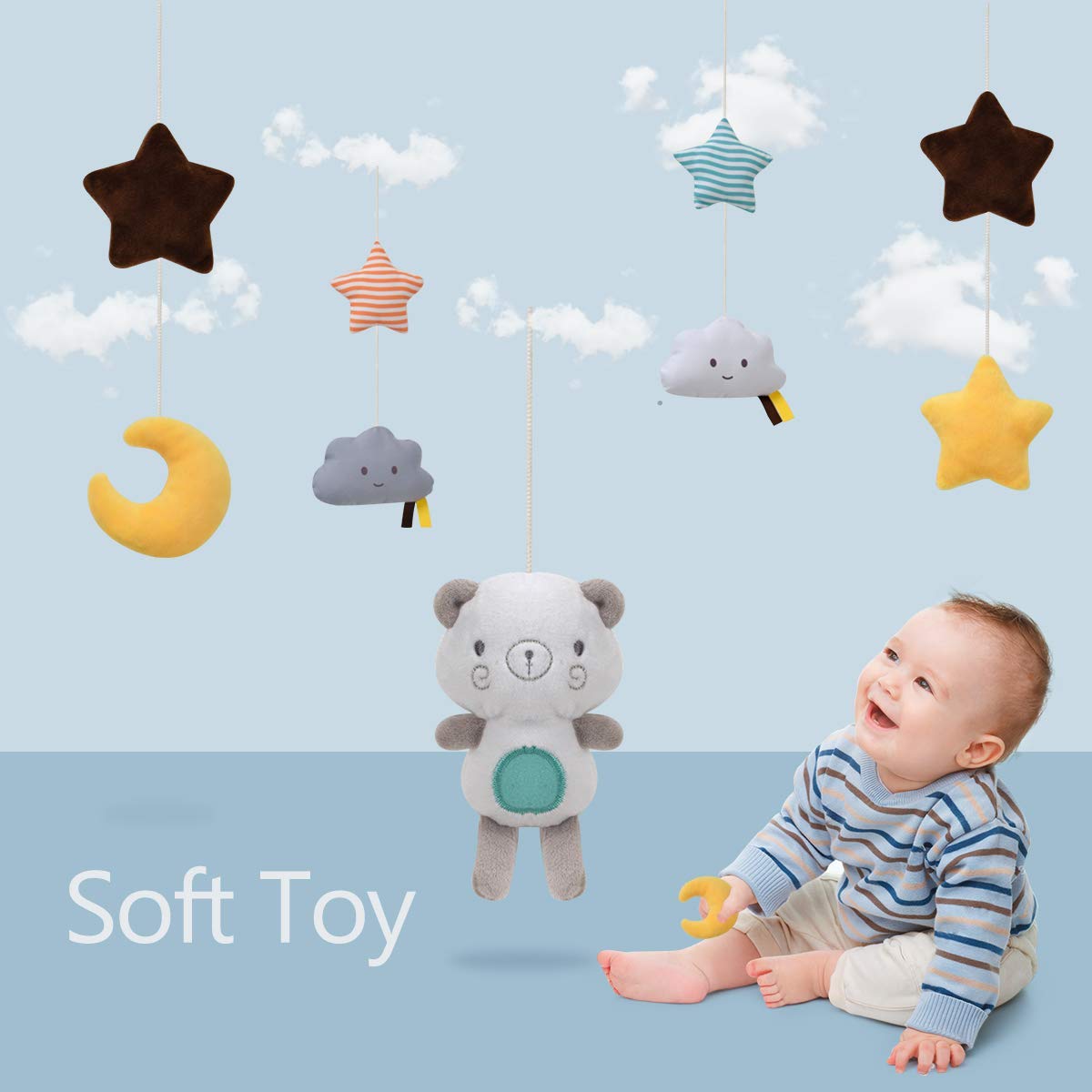 Cellulari per culla Sonagli Mu - Baby Rattle Toy Set recensione e prezzo