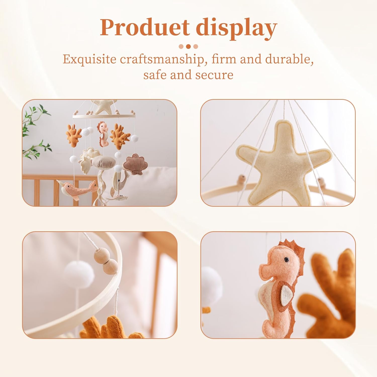 Mobile in Legno per Culla, Gio - Baby Rattle Toy Set recensione e prezzo