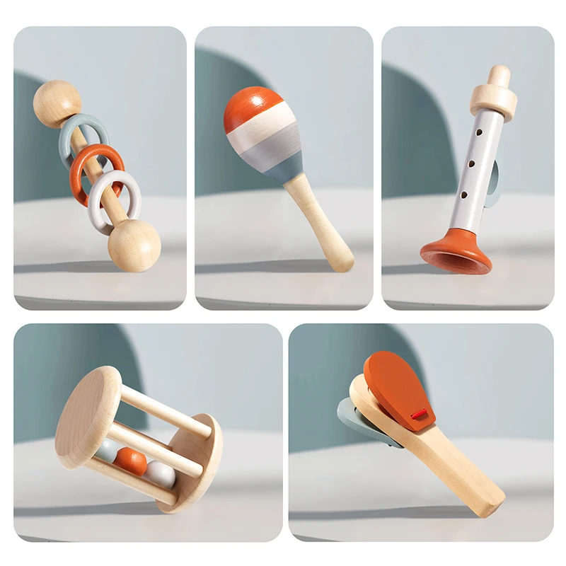 5 pezzi strumenti musicali per - Baby Rattle Toy Set recensione e prezzo