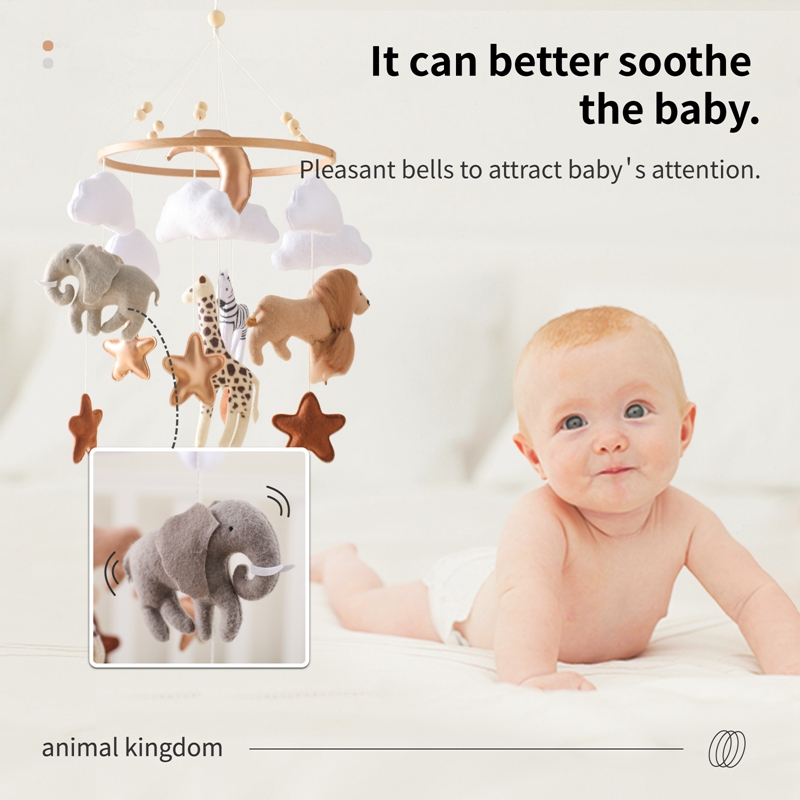 Mobile per Culla in Legno con  - Baby Rattle Toy Set recensione e prezzo