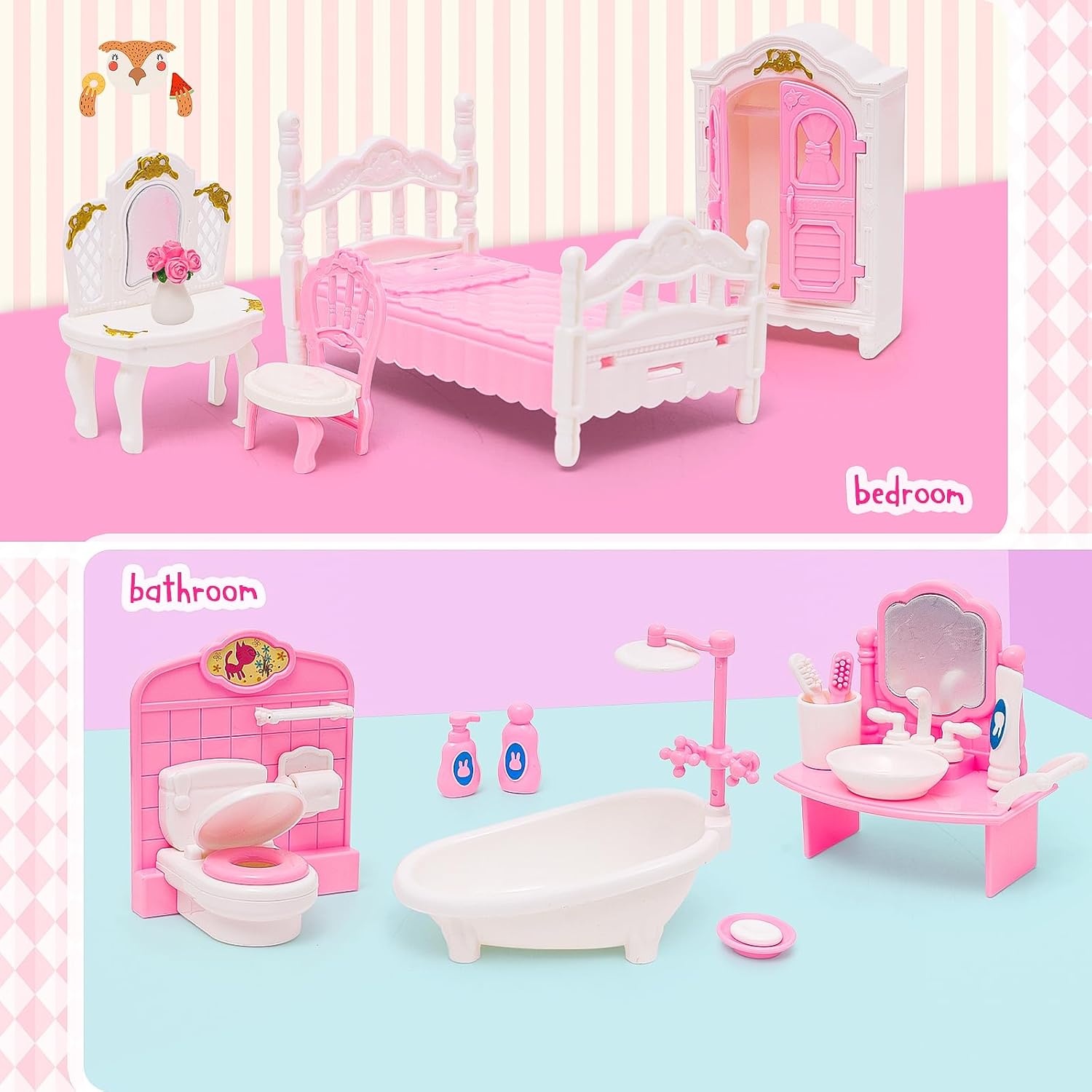 1:12 Casa delle bambole Camion - Baby Products Cream recensione e prezzo