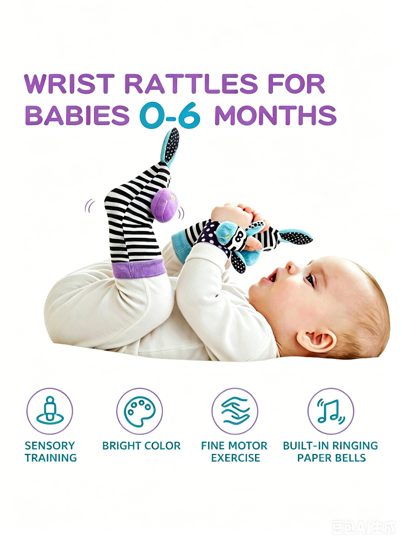 Sonagli per neonati, giocattol - Baby Rattle Toy Set recensione e prezzo