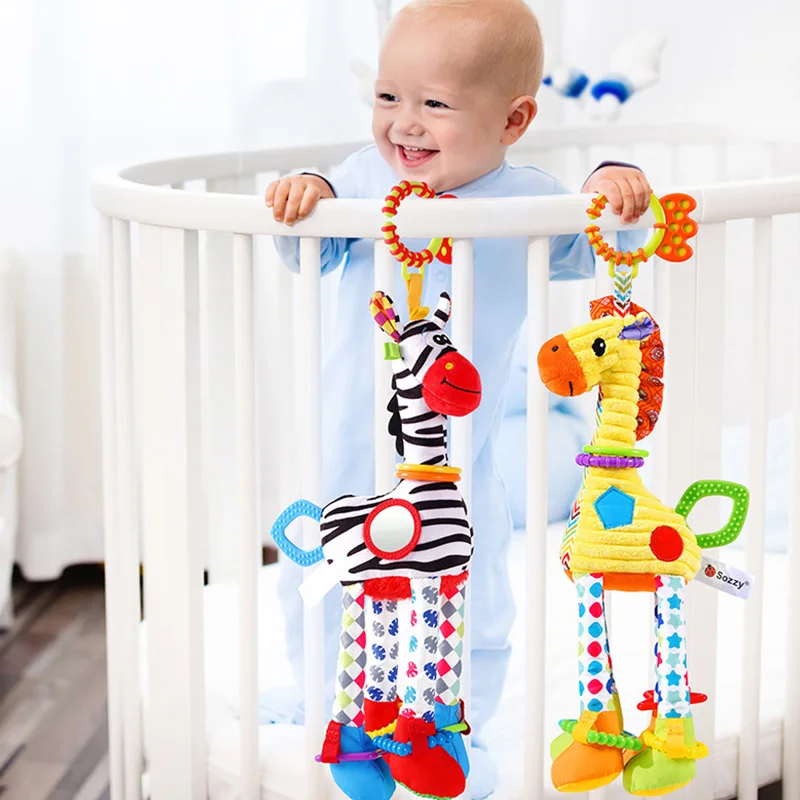 Morbido Giraffa Zebra Animale  - Baby Rattle Toy Set recensione e prezzo